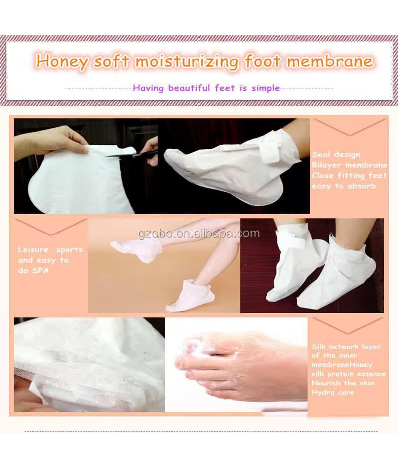 ماسک پا عسل مدل جورابی